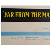 Far from the Madding Crowd - Original 1968 MGM Window Card